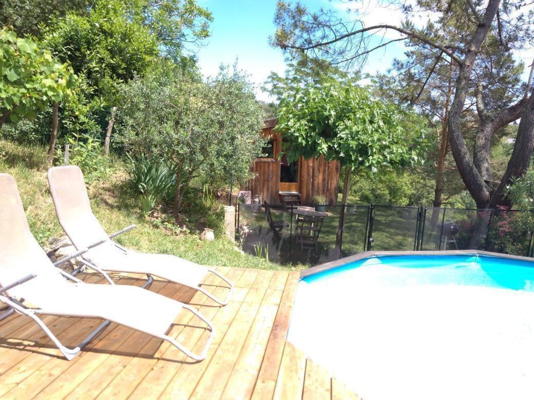 La cabane en bois Villemur-sur-Tarn Exterior foto