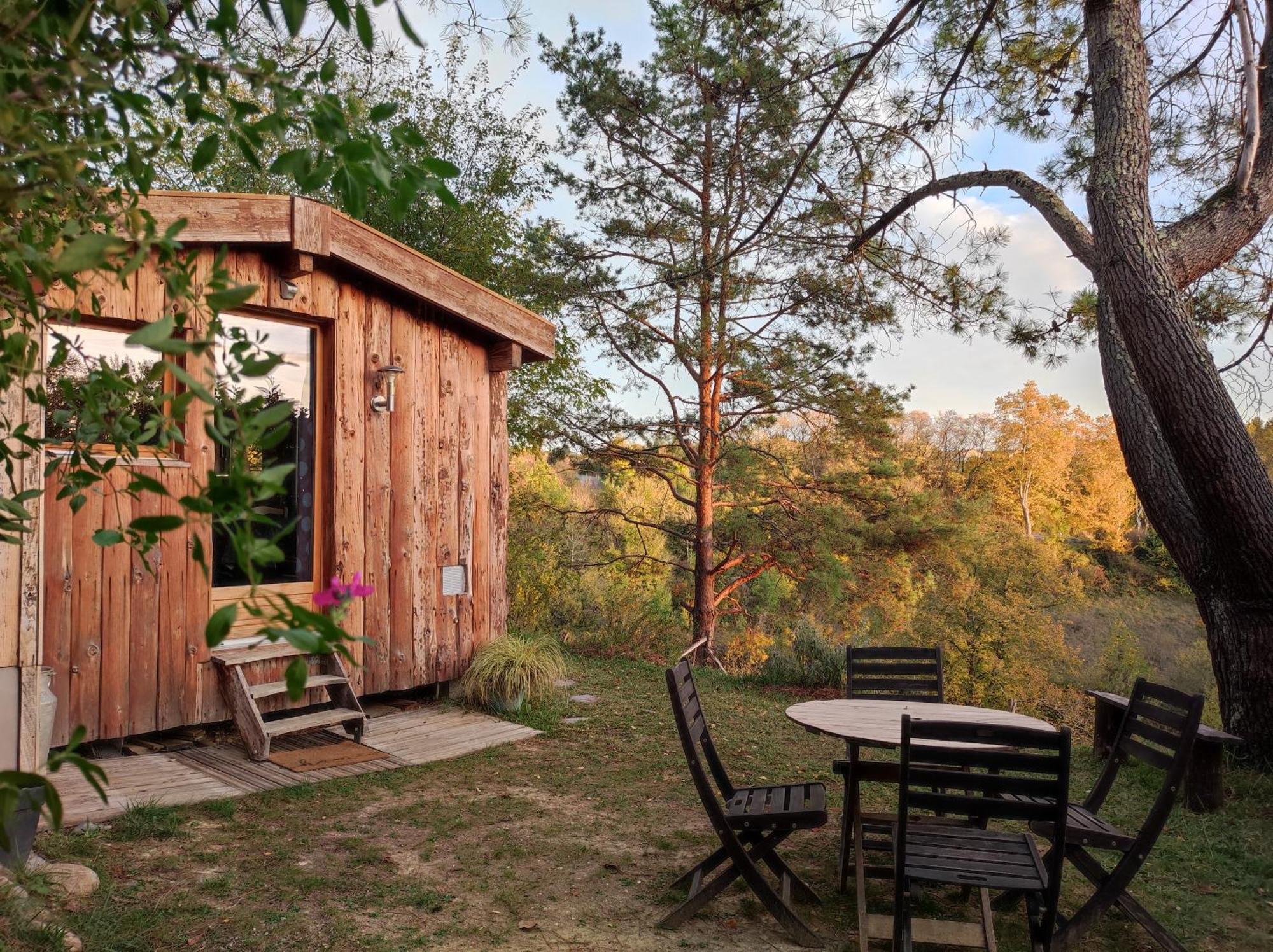 La cabane en bois Villemur-sur-Tarn Exterior foto
